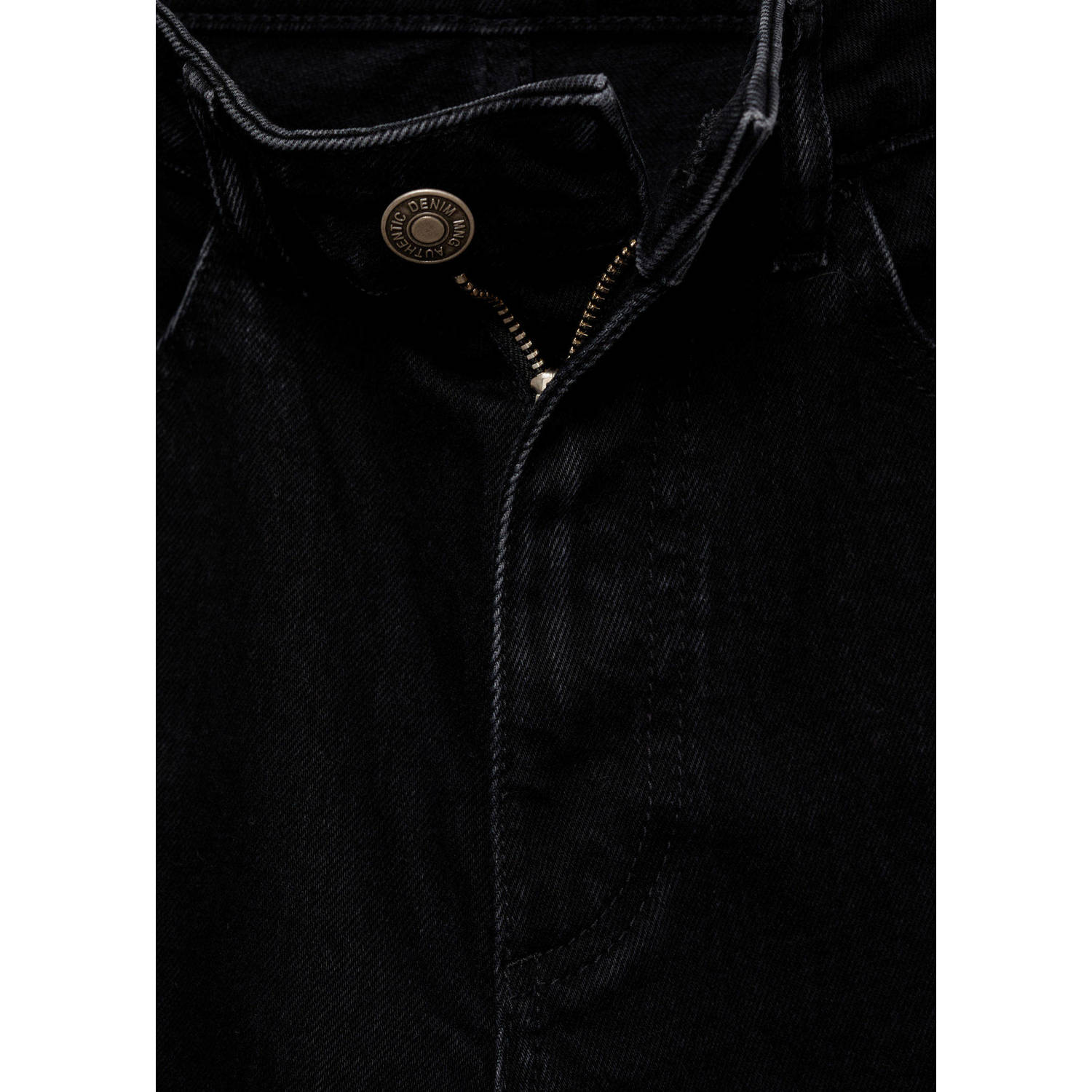 MANGO TEEN tapered fit jeans zwart
