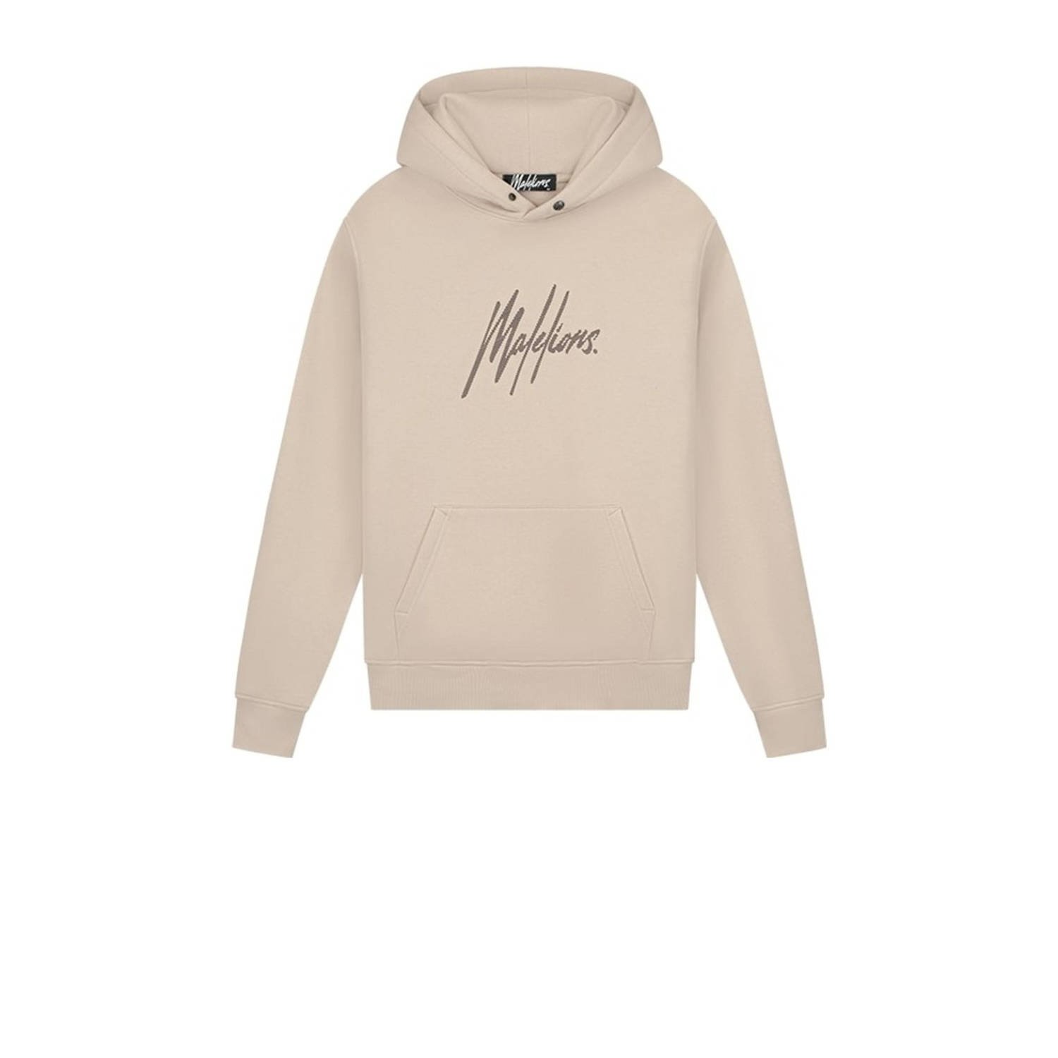 Malelions hoodie beige