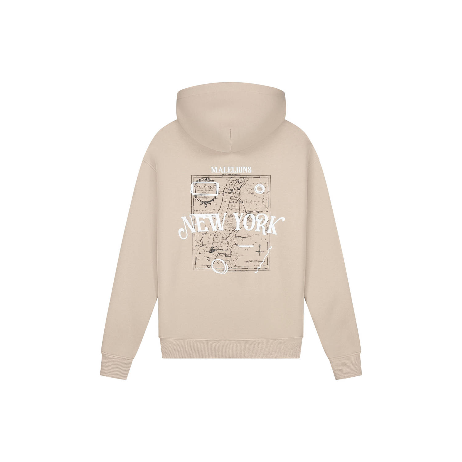 Malelions hoodie beige