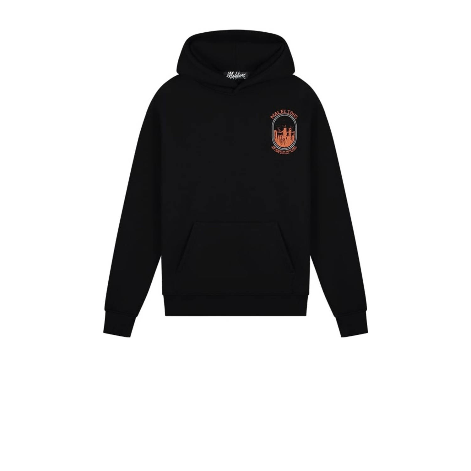 Malelions hoodie zwart