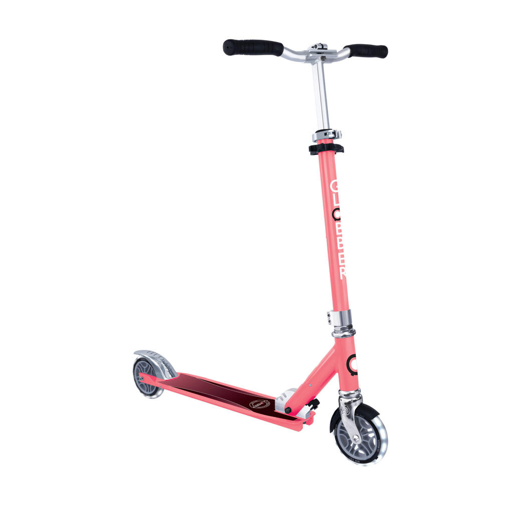 GLOBBER - Junior Opvouwbare Lights ECOLOGIC – step met 3 wielen voor kinderen van 2 jaar tot 6 jaar, lichtblauw