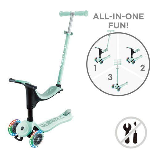 Wehkamp Globber Go Up Sporty Lights Mint aanbieding