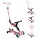 Globber step Go Up Active Lights Pastel Pink  360