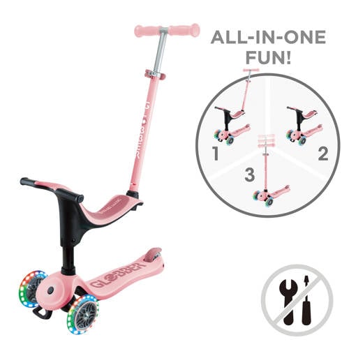 Wehkamp Globber Go Up Sporty Lights Pastel Pink aanbieding