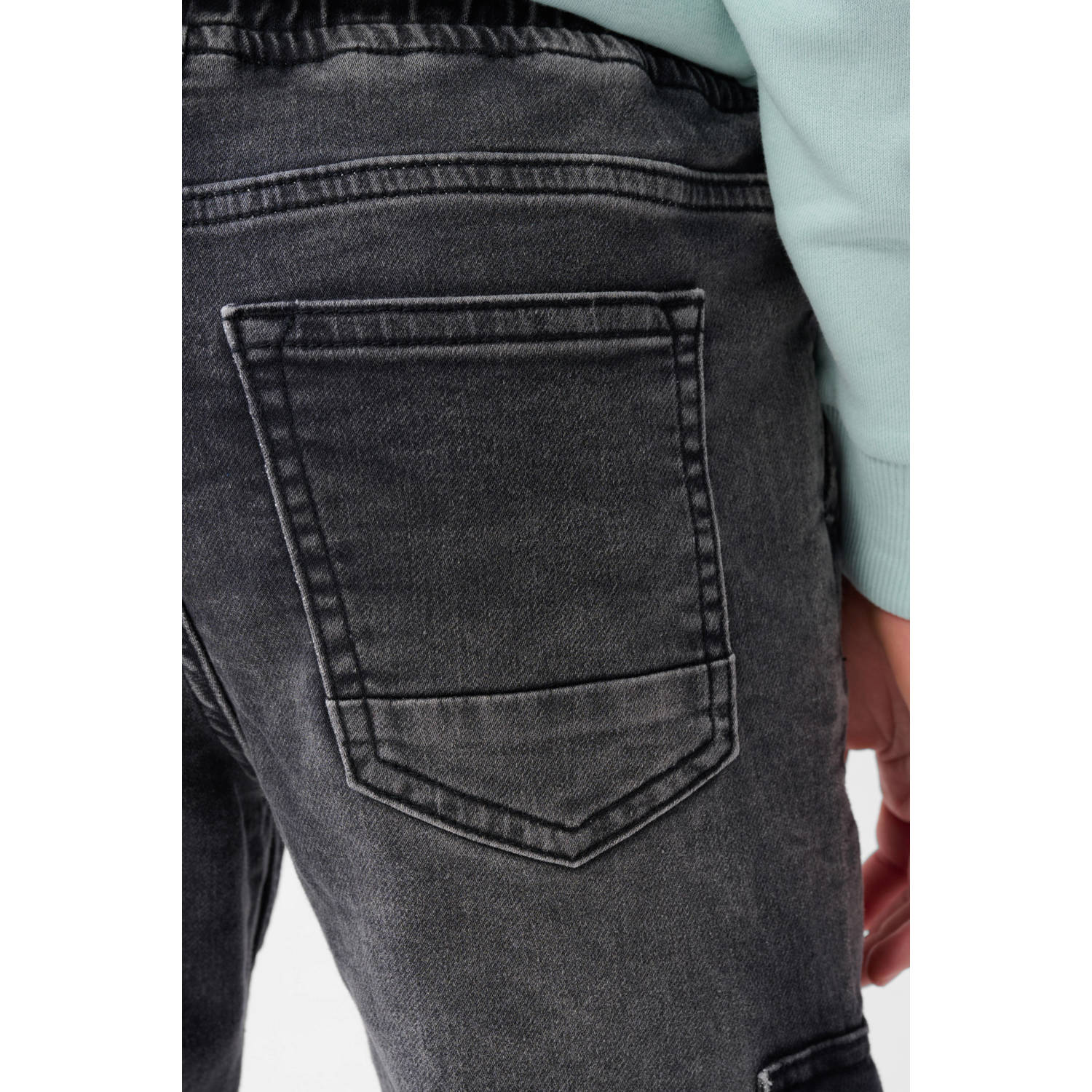 Shoeby high waist regular fit jeans grey denim