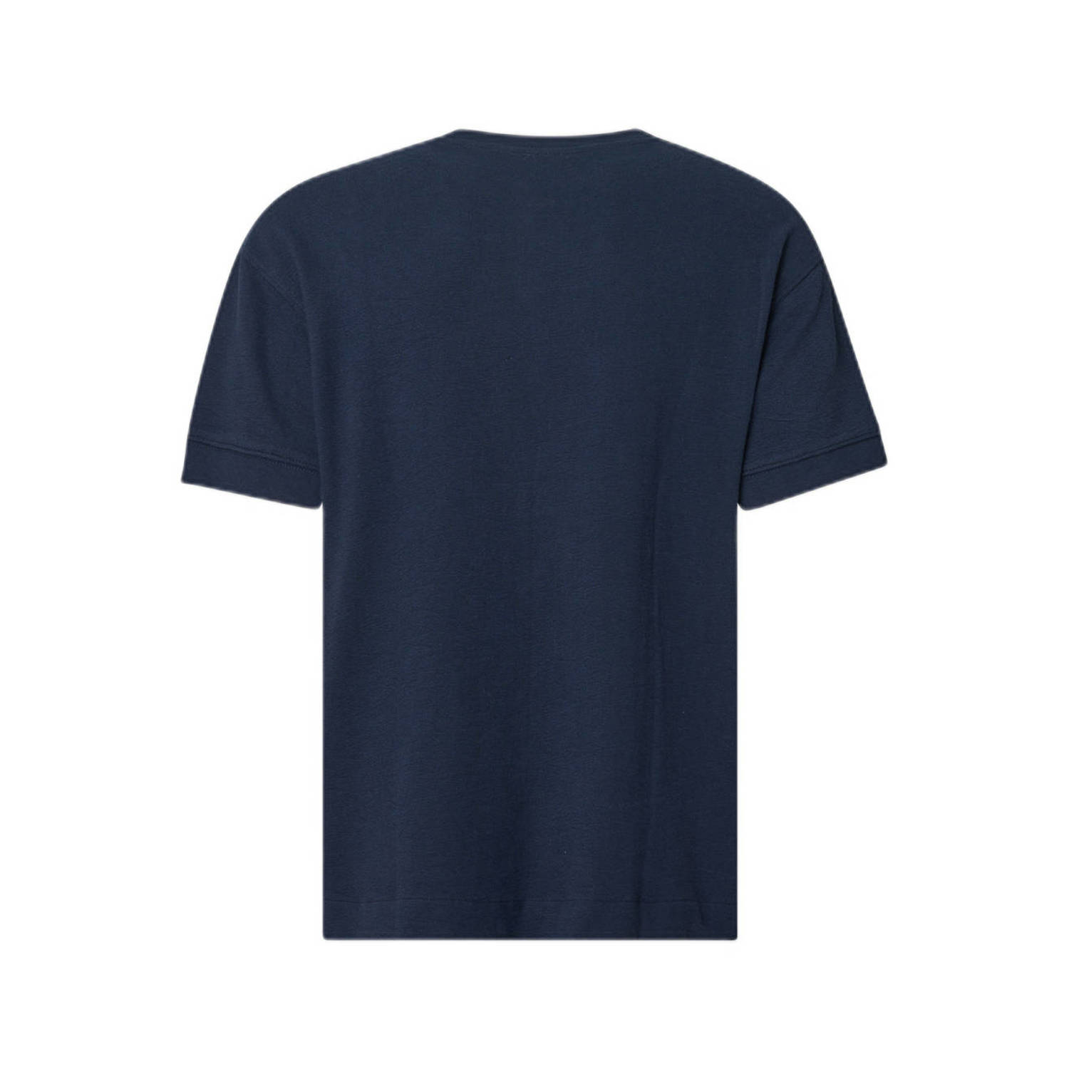 Shoeby badstof oversized T-shirt donkerblauw