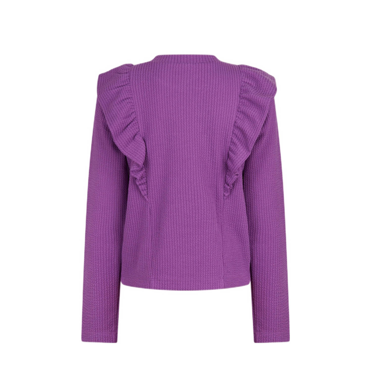 Shoeby longsleeve donkerpaars