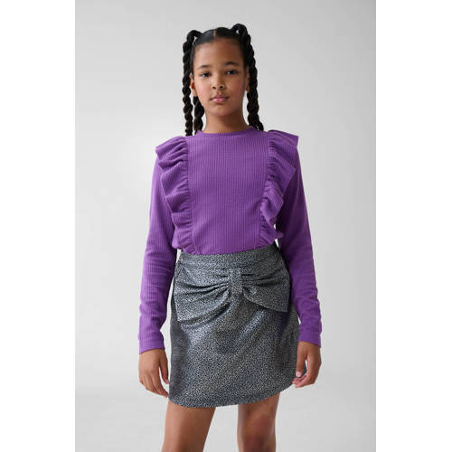 Shoeby longsleeve donkerpaars afbeelding