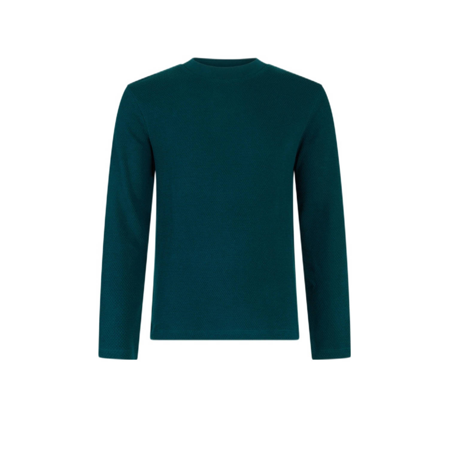 Shoeby longsleeve donkergroen