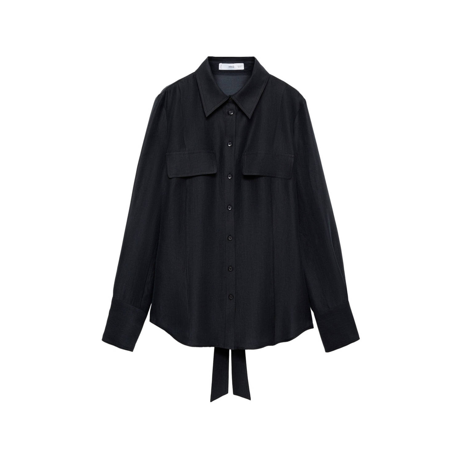 Mango blouse grijsblauw