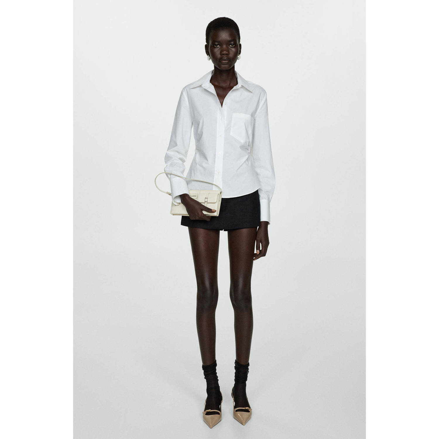 Mango blouse wit