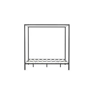 thumbnail: NOUS Living metalen hemelbed Drew (160x200 cm)