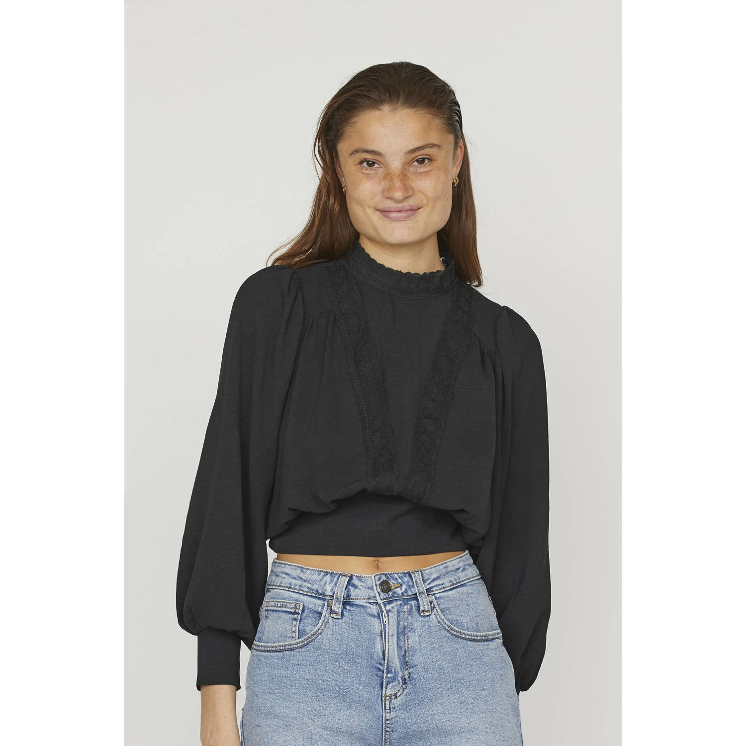 SisterS Point blouse zwart