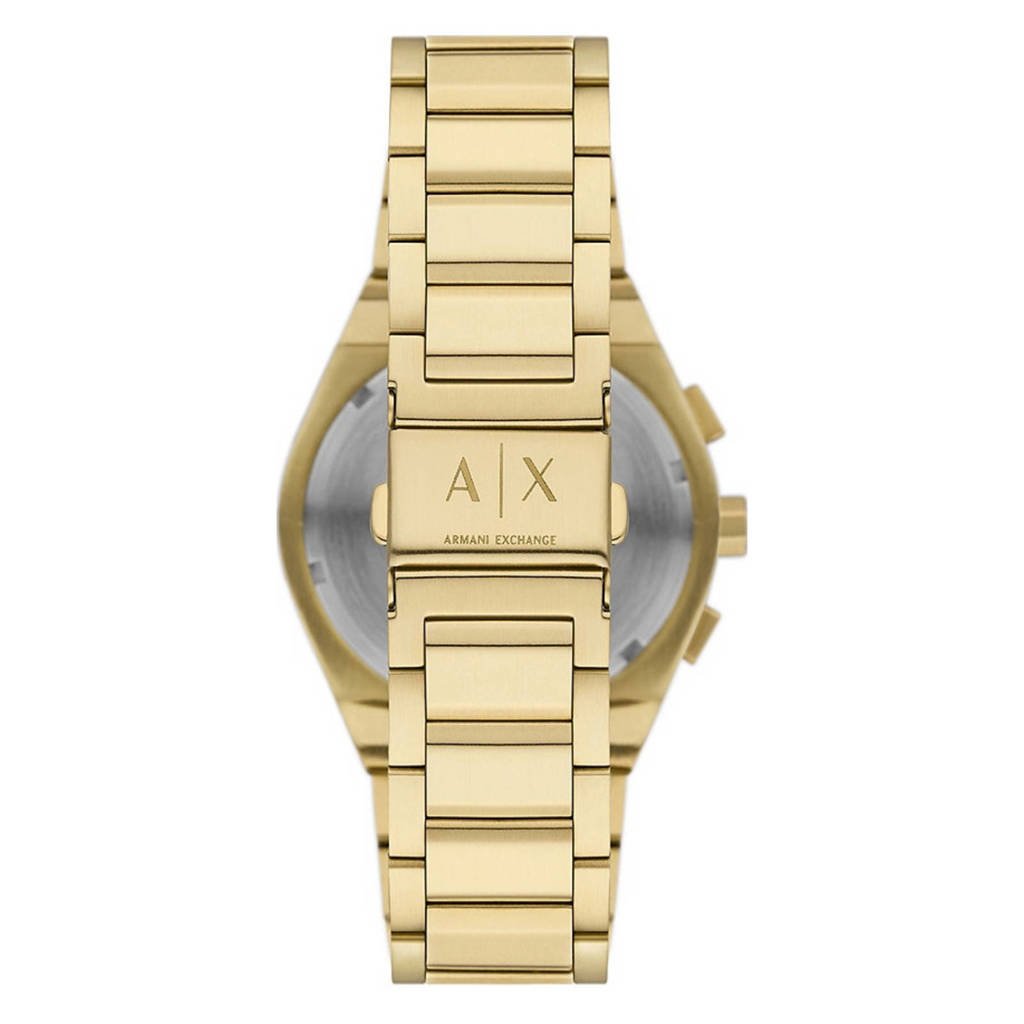 Armani Exchange horloge AX4180 Emporio Armani goudkleurig wehkamp