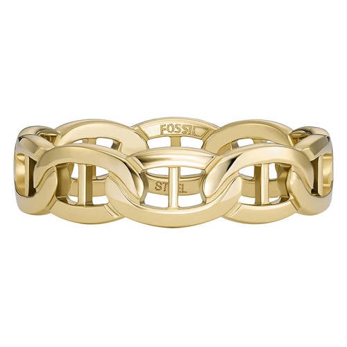 Fossil ring JF047827106 Heritage goudkleur afbeelding