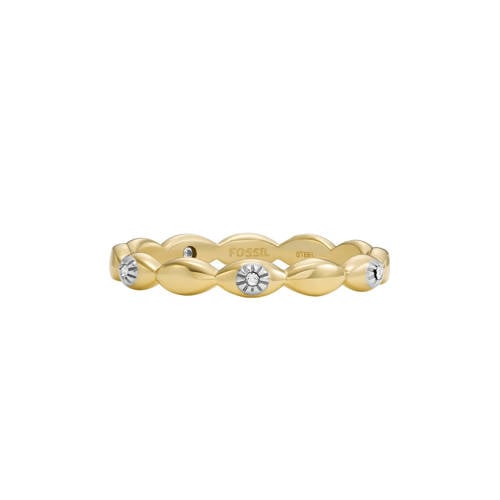 Fossil ring JF047967106 Sutton goudkleurig afbeelding