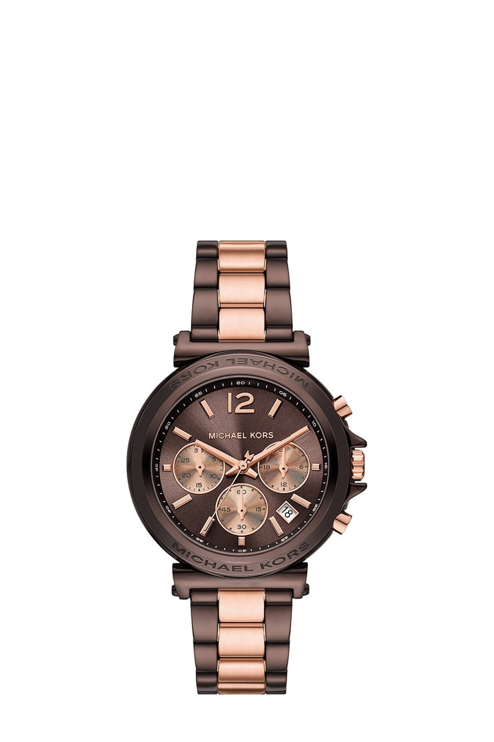 Michael Kors horloge MK7496 Maren bruin wehkamp