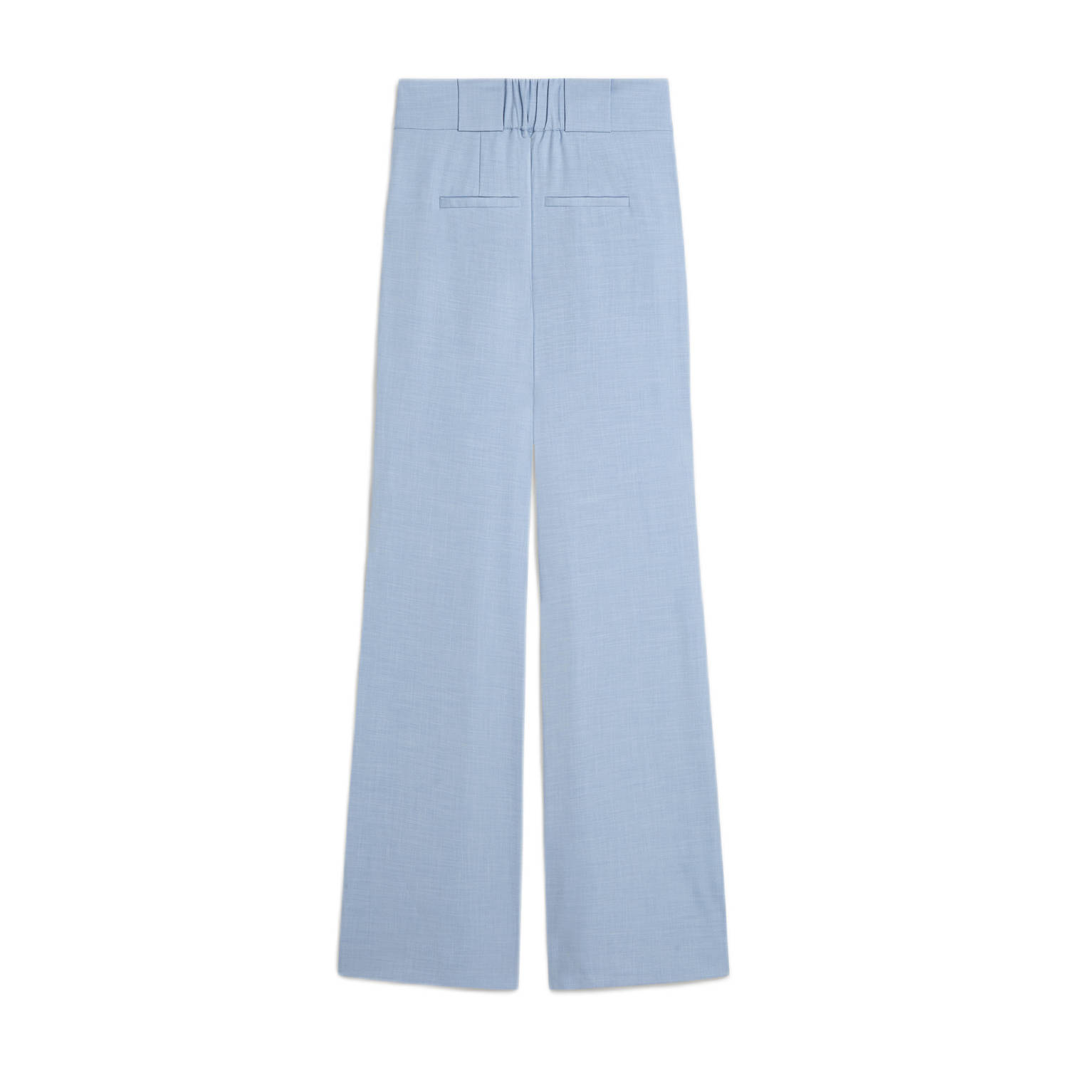 JOSH V high waist wide leg pantalon blauw