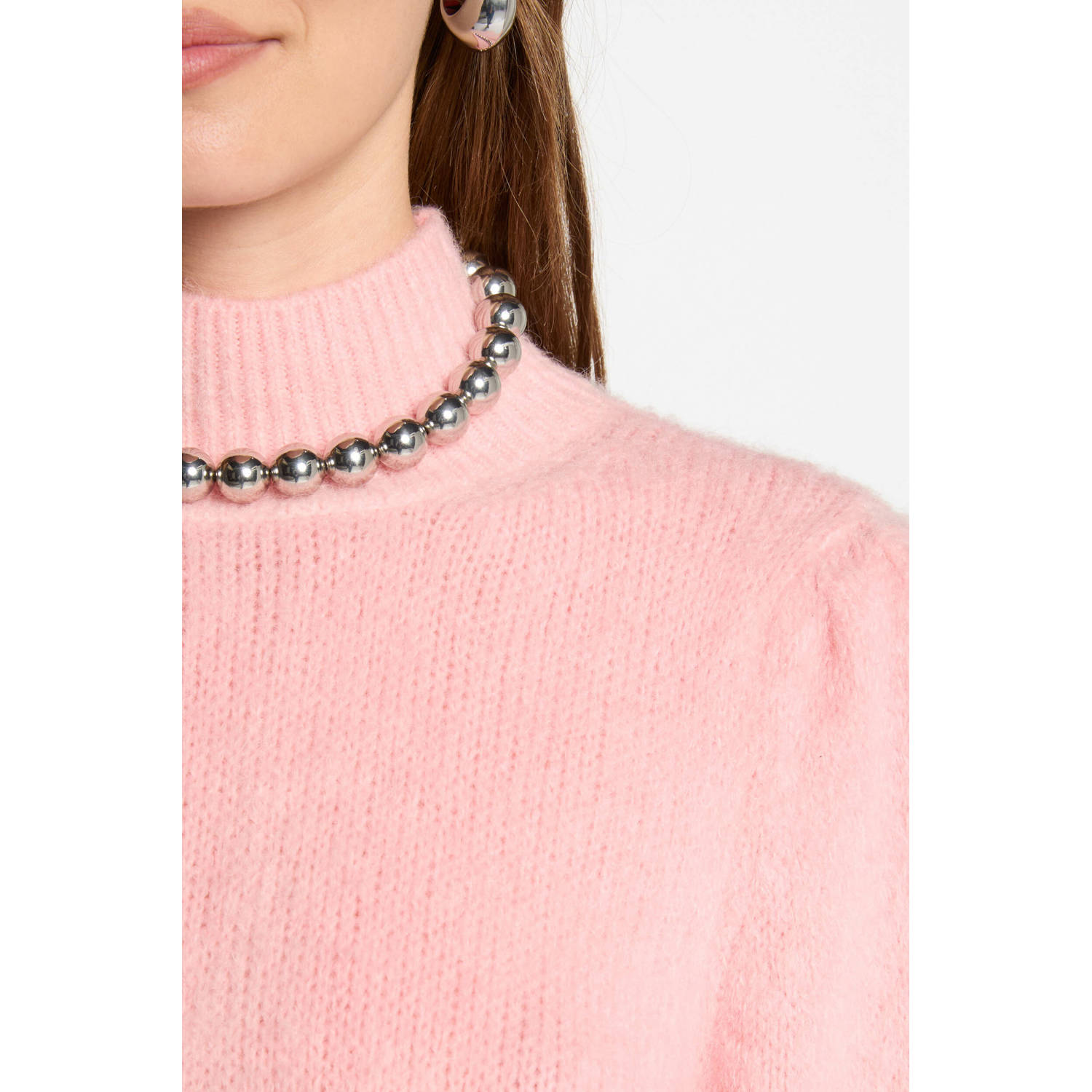 Morgan gebreide trui roze