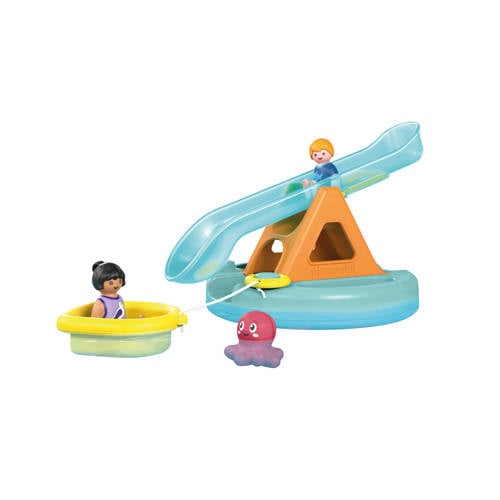 Wehkamp Playmobil Junior Aqua Zwemeiland met waterglijbaan - 71687 aanbieding