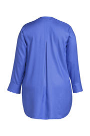 thumbnail: GREAT LOOKS lange blouse met V-hals blauw