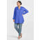 GREAT LOOKS lange blouse met V-hals blauw