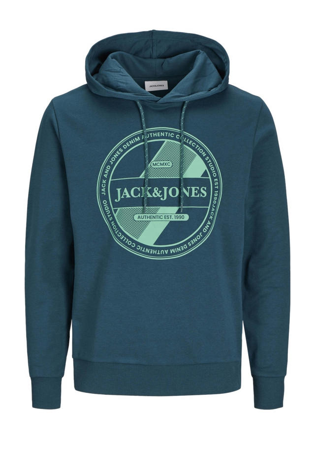 JACK JONES hoodie blauw kopen? Morgen in huis wehkamp