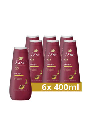 Pro-Age verzorgende douchegel - 6 x 400 ml
