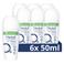 Neutral anti-transpirant deodorant roller Parfumvrij - 6 x 50 ml