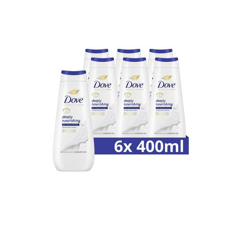 Wehkamp Dove Advanced Care Deeply Nourishing verzorgende douchegel - 6 x 400 ml aanbieding