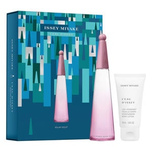 Solar Violet geschenkset - eau de toilette 50 ml + body lotion 50 ml