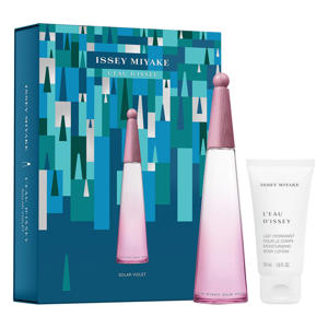 Solar Violet geschenkset - eau de toilette 50 ml + body lotion 50 ml