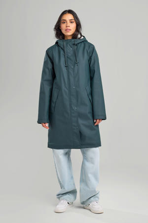 regenjas groen