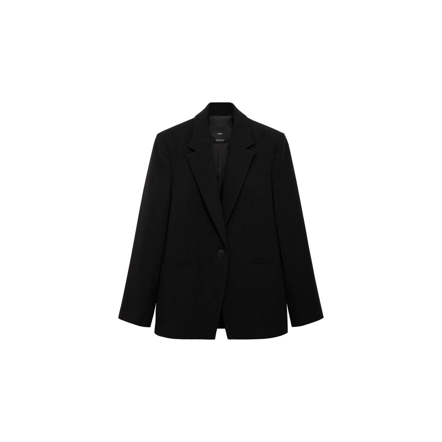 Mango getailleerde blazer zwart
