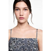 thumbnail: MANGO TEEN gebloemde maxi jurk donkergrijs