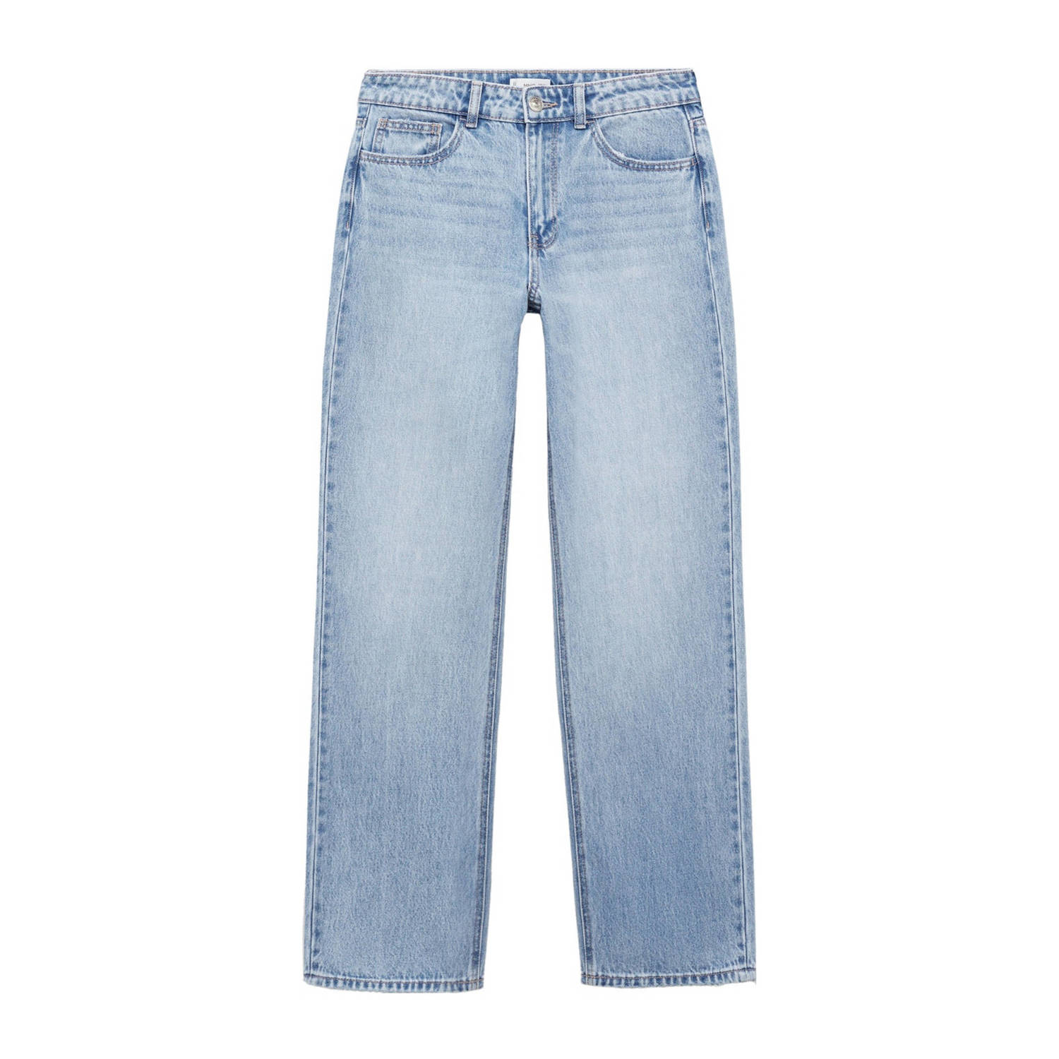 MANGO TEEN straight leg jeans lichtblauw