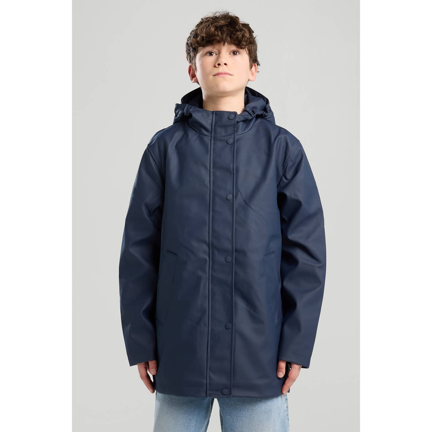 America Today regenjas marineblauw