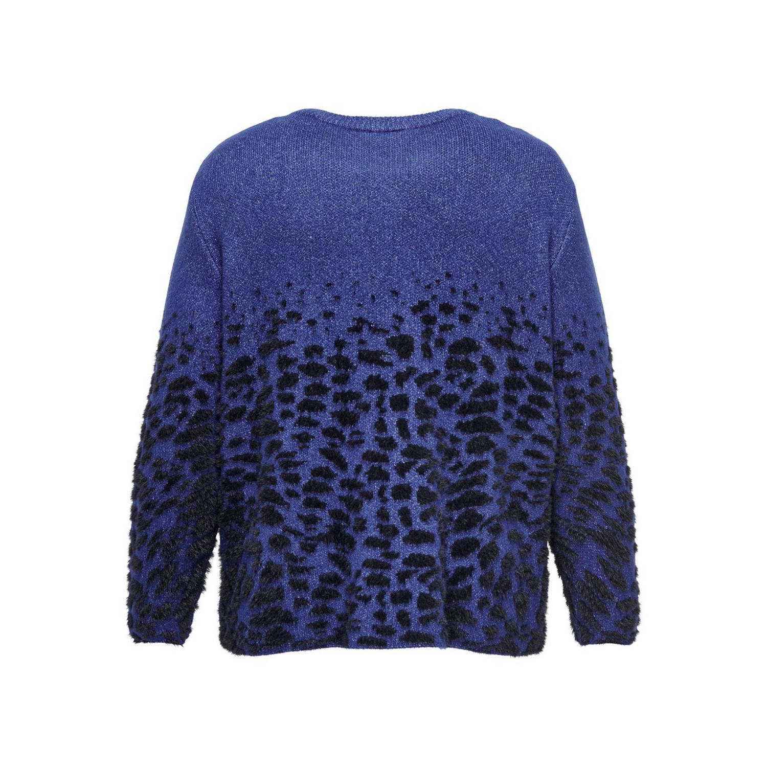 ONLY CARMAKOMA gebreide trui donkerblauw