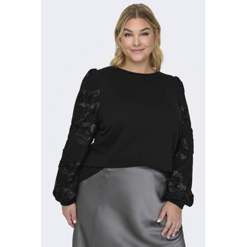 ONLY CARMAKOMA sweater CARROSANNA zwart afbeelding