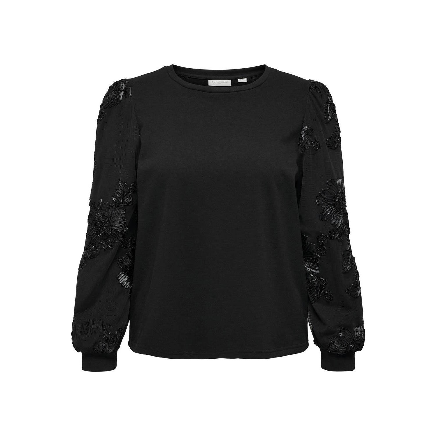 ONLY CARMAKOMA sweater CARROSANNA zwart