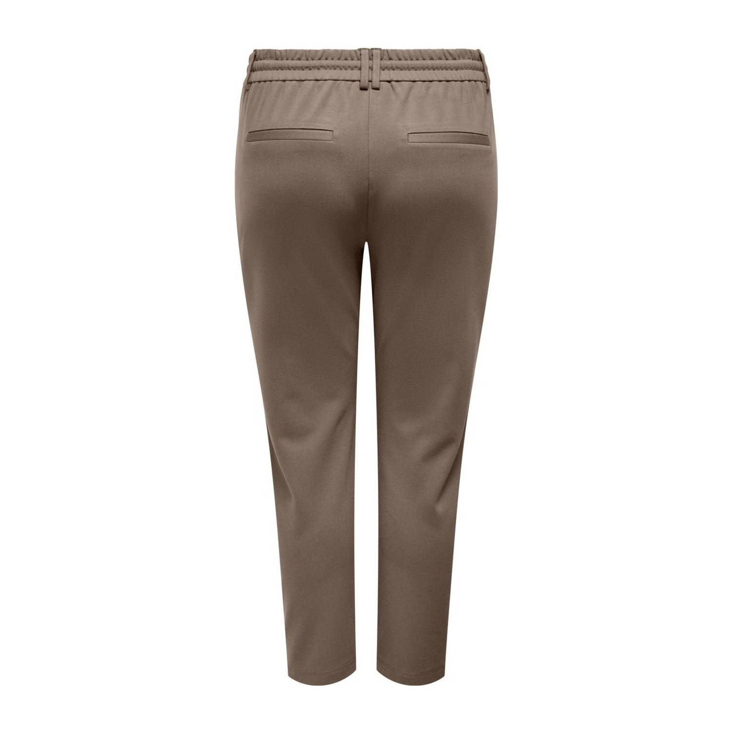 ONLY CARMAKOMA slim fit broek CARGOLDTRASH zand