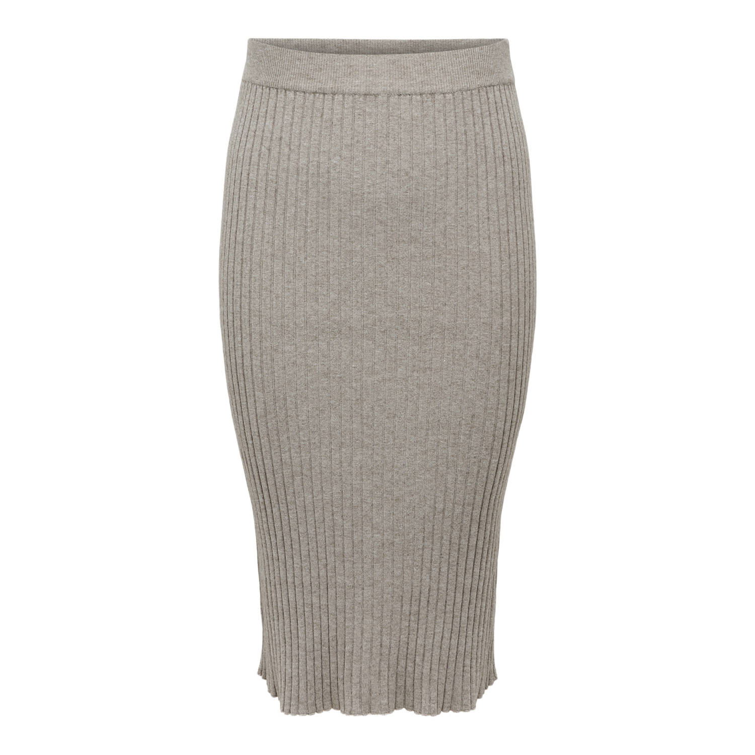 ONLY CARMAKOMA gebreide midi rok CARFIA beige