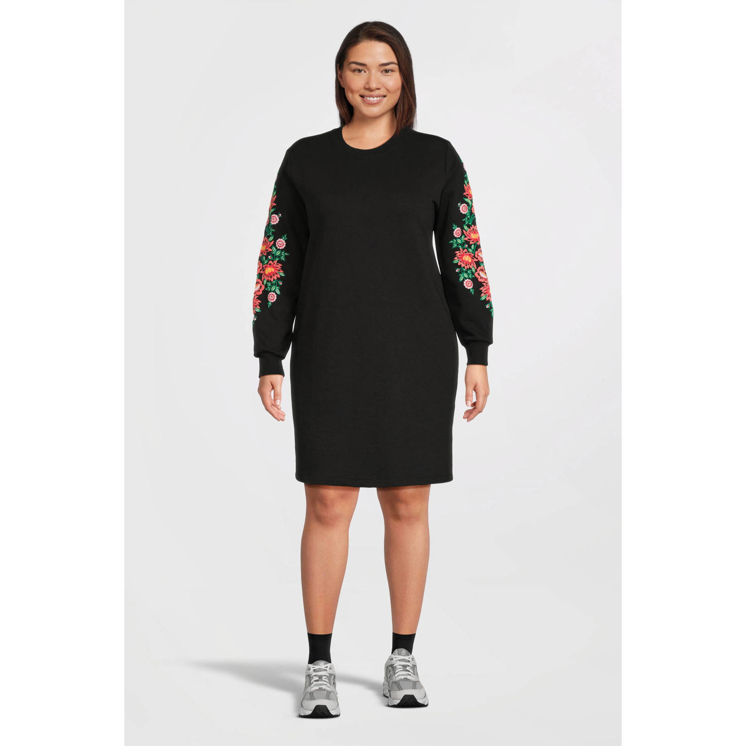 ONLY CARMAKOMA sweatjurk CARSONNY zwart