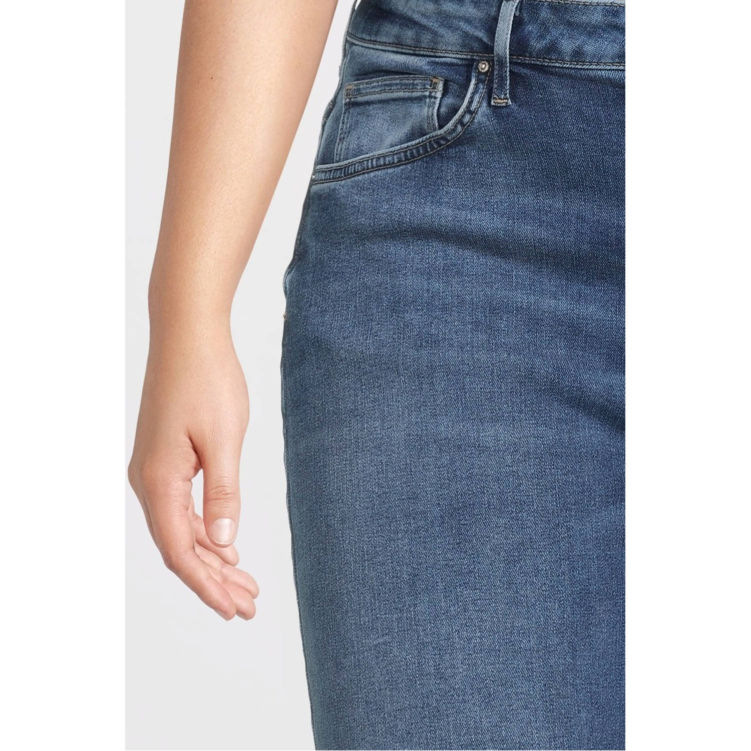 ONLY CARMAKOMA high waist wide leg jeans CARRADISON medium blue denim