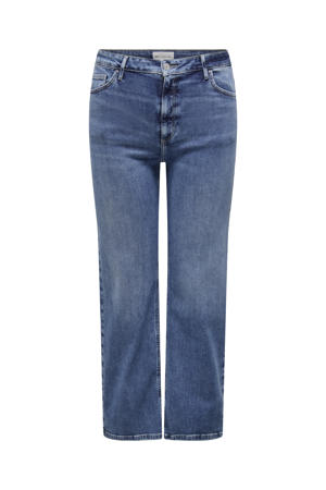 high waist wide leg jeans CARRADISON medium blue denim