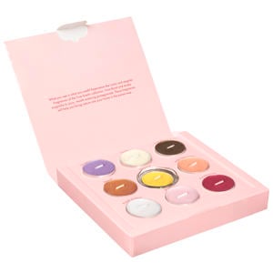 geschenkset - Geur theelichten (set van 9)