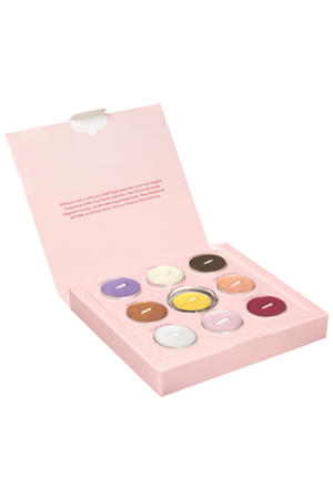 geschenkset - Geur theelichten (set van 9)