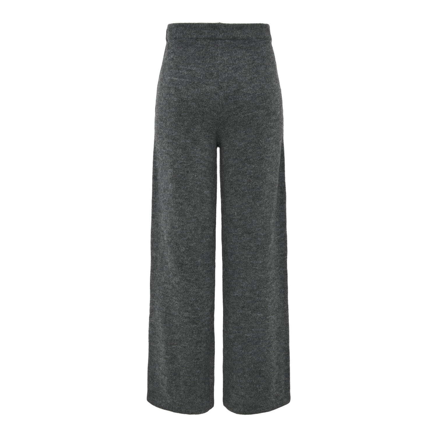 PIECES Curve high waist wide leg broek antraciet