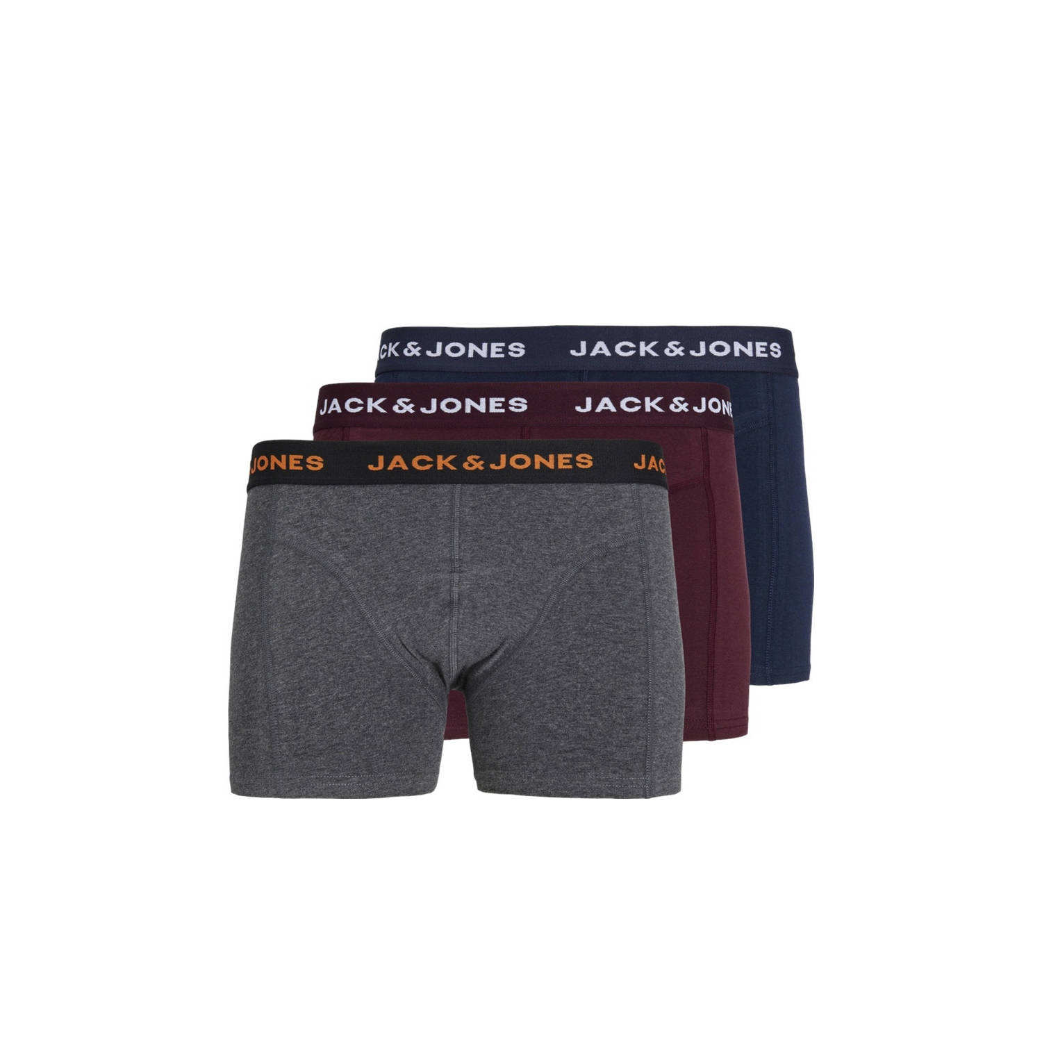 Jack & jones Boxershort met deelnaden in een set van 3 stuks model 'BLACK FRIDAY'