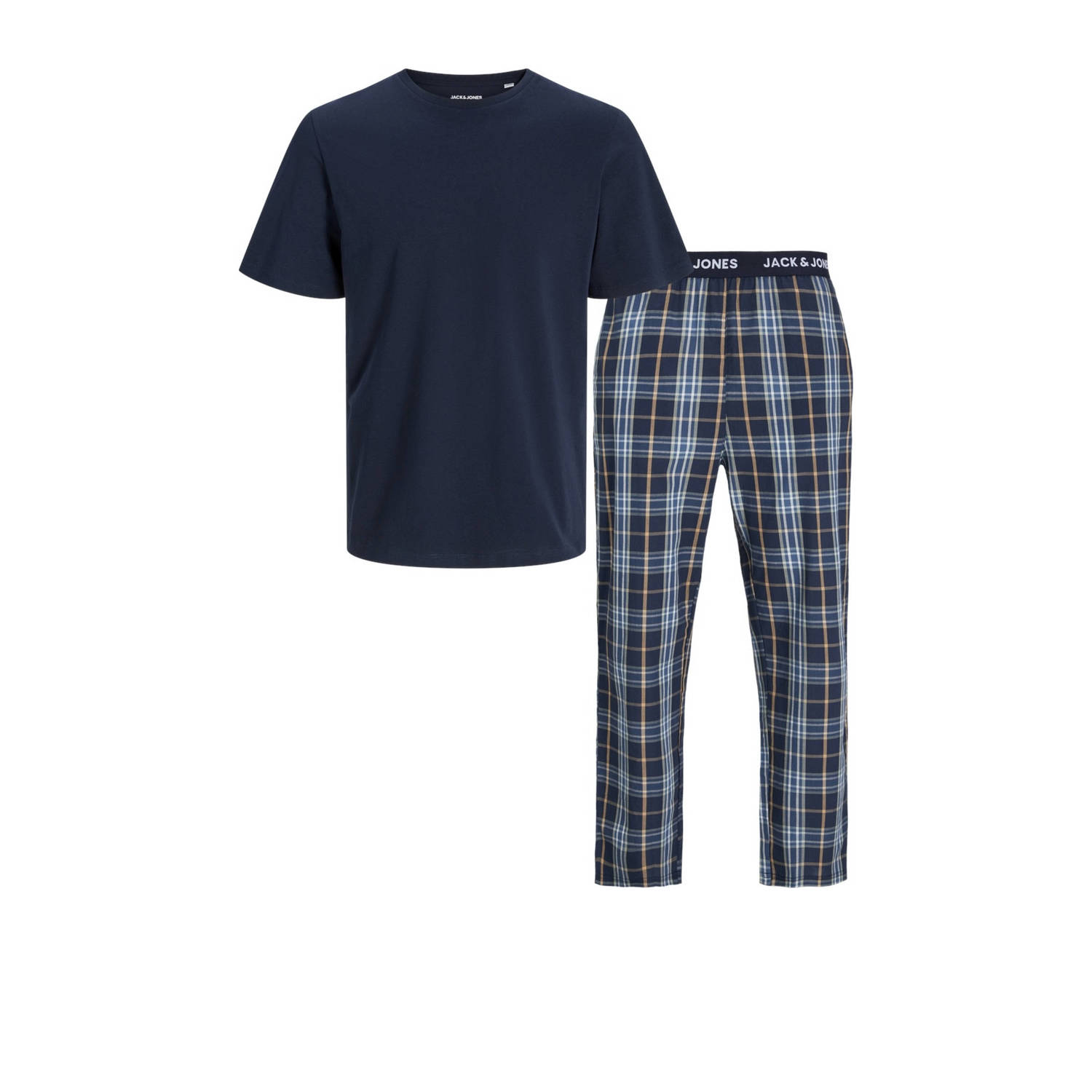 JACK & JONES pyjama JACLUCA donkerblauw